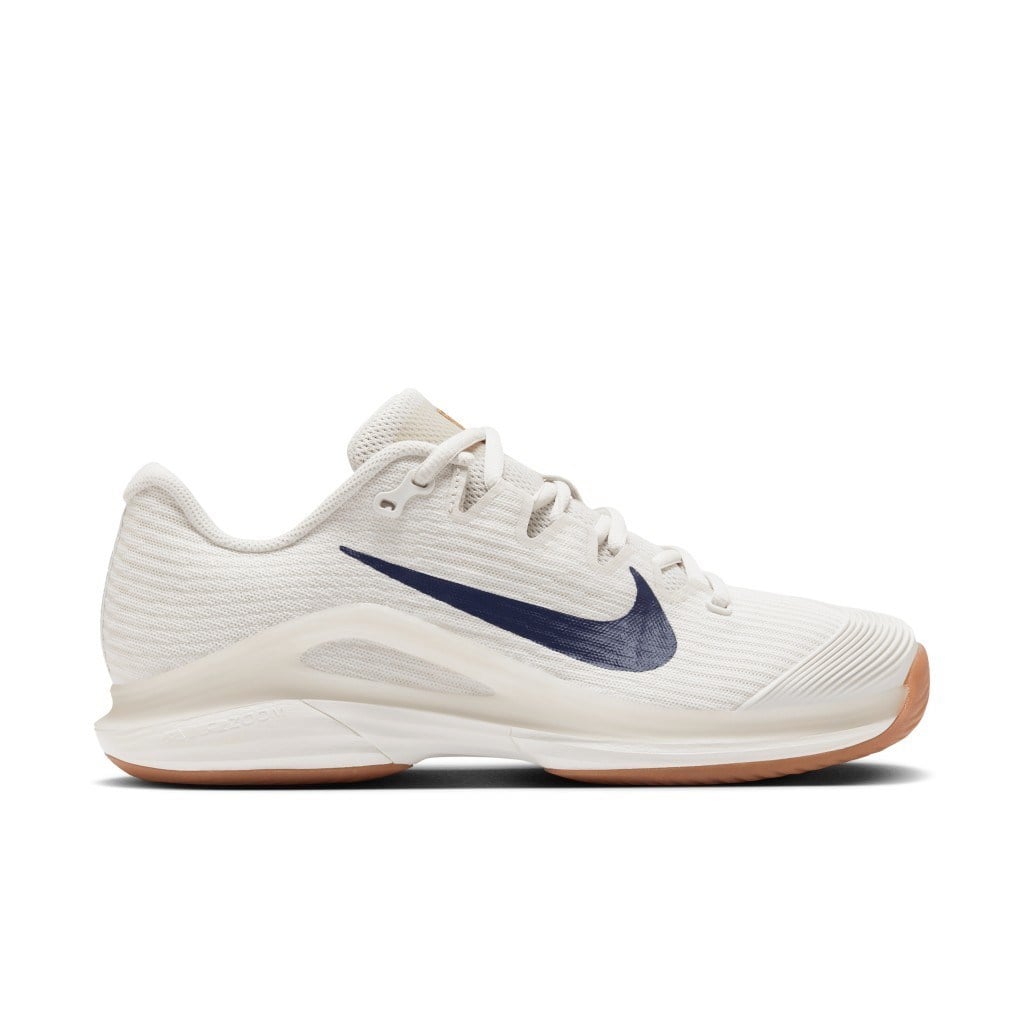 Nike Vapor 12 Sert Kort Kadın Krem Tenis Ayakkabısı FV5554-101