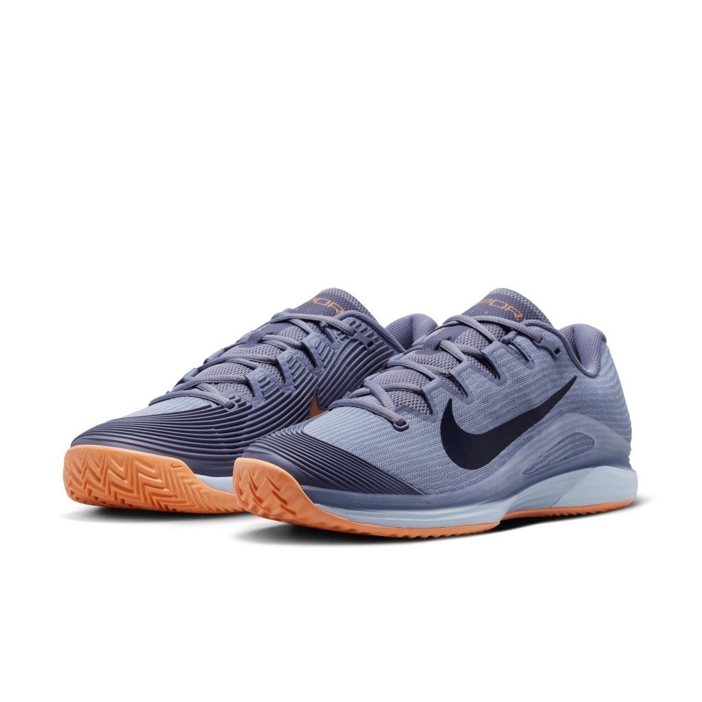 Nike Vapor 12 Toprak Kort Erkek Gri Tenis Ayakkabısı HQ6026-400