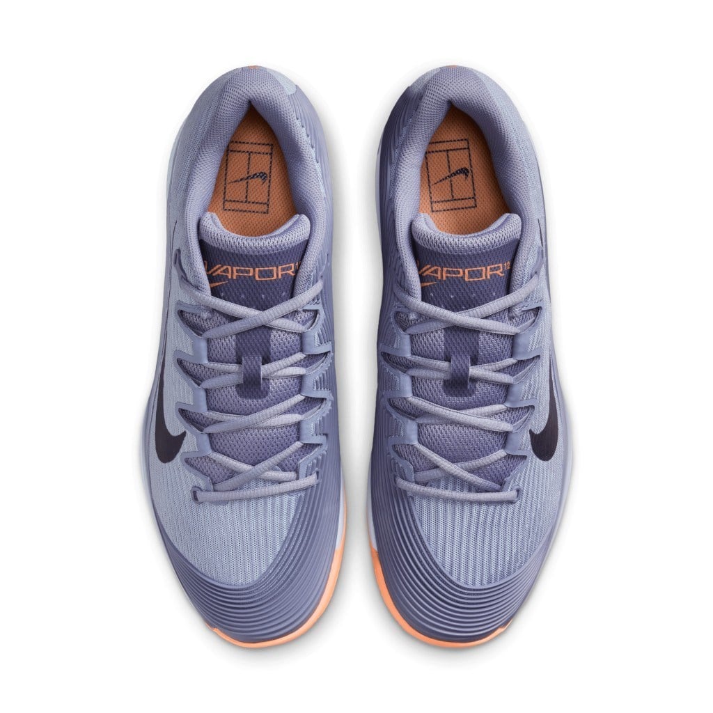 Nike Vapor 12 Toprak Kort Erkek Gri Tenis Ayakkabısı HQ6026-400