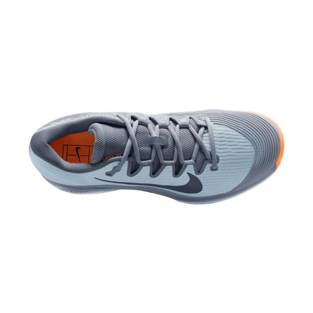 Nike Vapor 12 Toprak Kort Erkek Gri Tenis Ayakkabısı HQ6026-400
