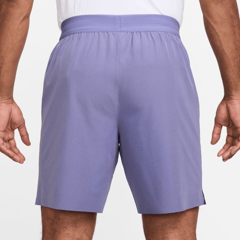NikeCourt Advantage Dri-FIT 20 cm Erkek Lila Tenis Şortu FZ9322-527