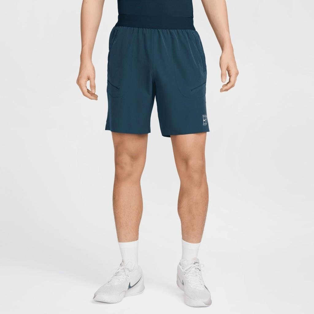 NikeCourt Advantage Dri-FIT 20 cm Erkek Petrol Yeşili Tenis Şortu FZ9322-478