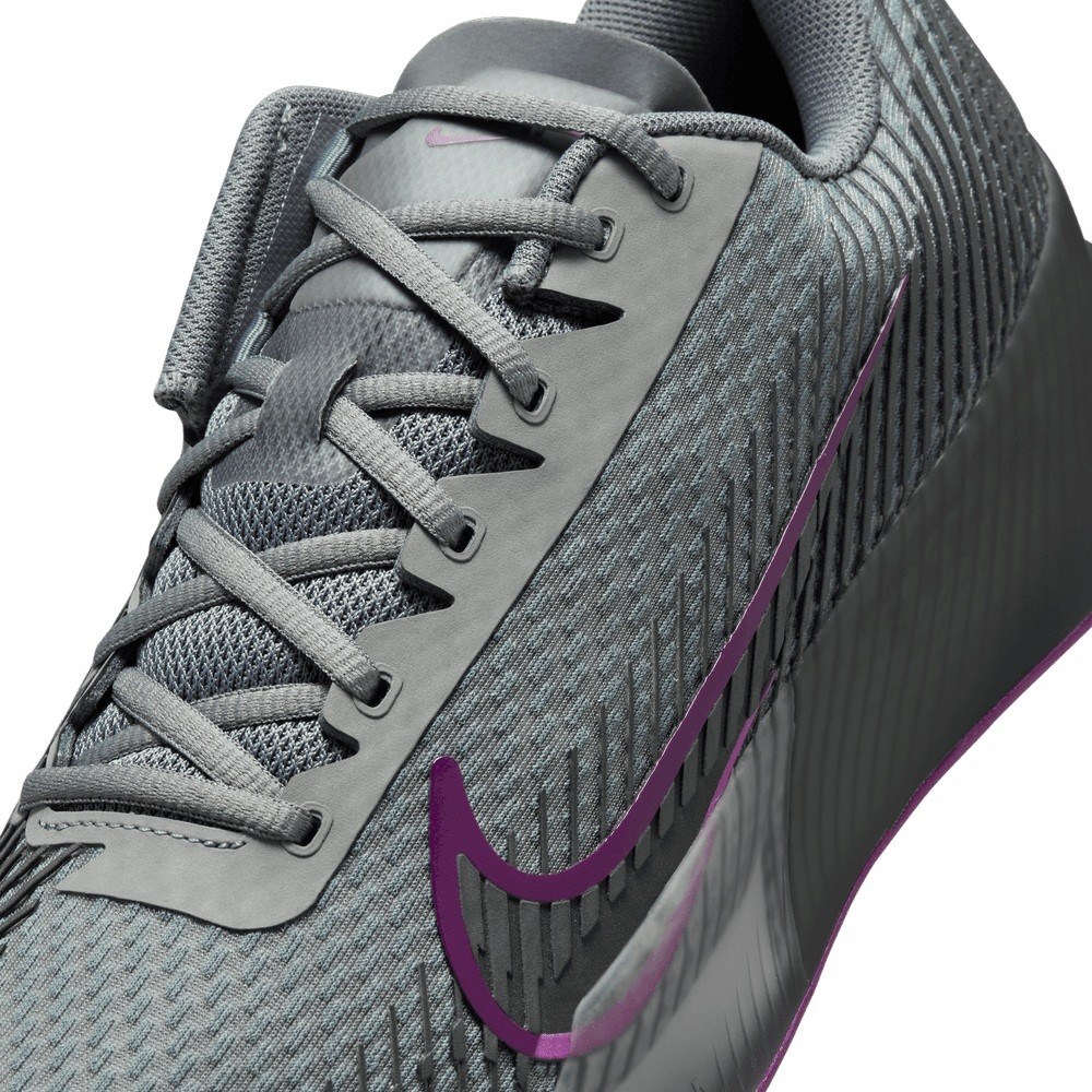 NikeCourt Air Zoom Vapor 11 Erkek Toprak Kort Gri Tenis Ayakkabısı DV2014- 005