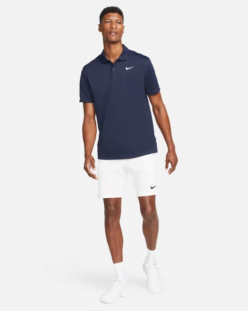 NikeCourt Dri-FIT Erkek Tenis Polo Tişört - Lacivert DH0857-451