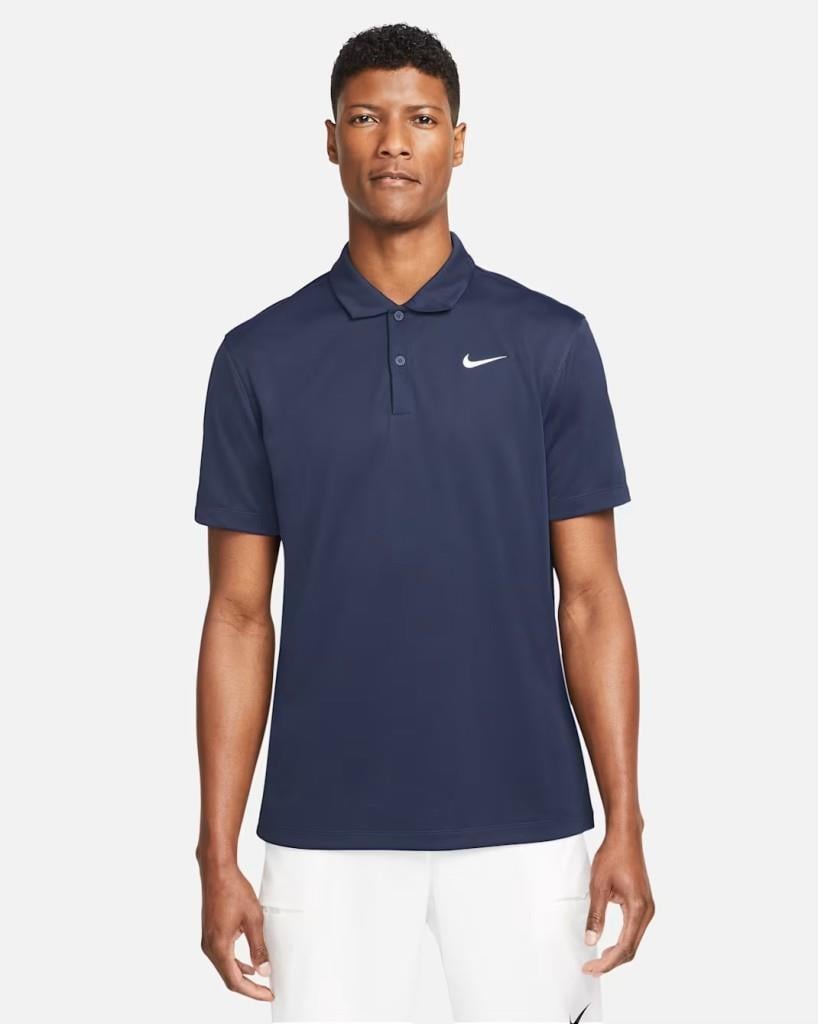 NikeCourt Dri-FIT Erkek Tenis Polo Tişört - Lacivert DH0857-451