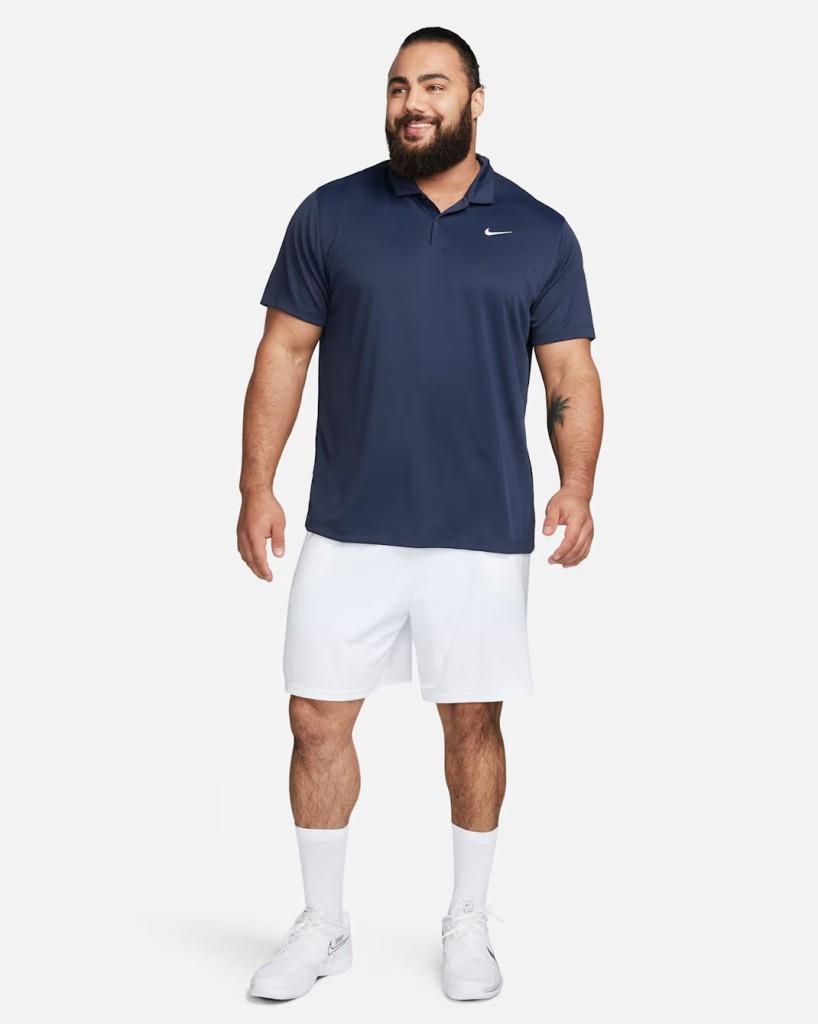 NikeCourt Dri-FIT Erkek Tenis Polo Tişört - Lacivert DH0857-451