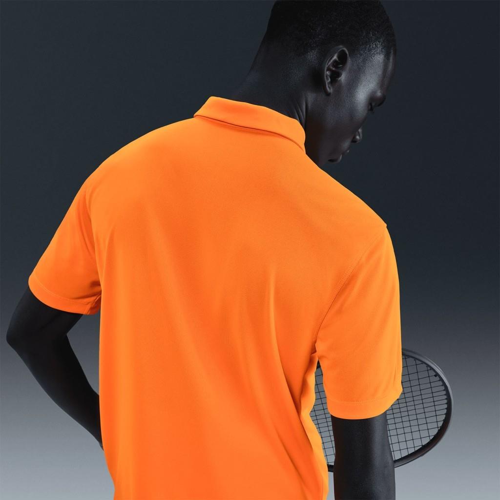 NikeCourt Dri-FIT Erkek Tenis Polo Tişört - Turuncu DH0857-873