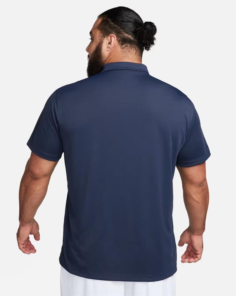 NikeCourt Dri-FIT Erkek Tenis Polo Tişört - Lacivert DH0857-451