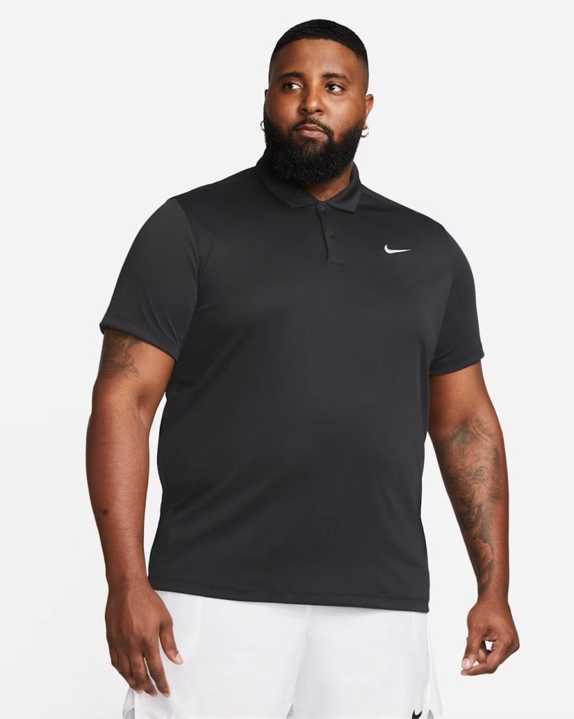 NikeCourt Dri-FIT Erkek Tenis Polo Tişört - Siyah DH0857-010