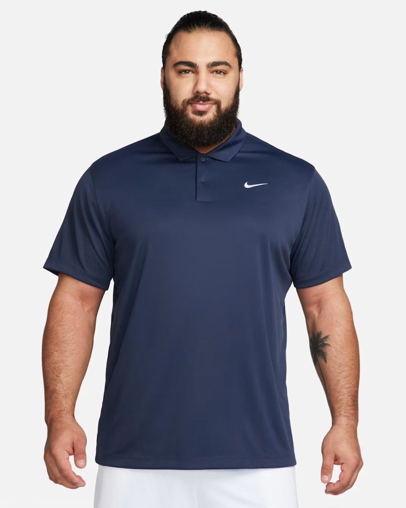 NikeCourt Dri-FIT Erkek Tenis Polo Tişört - Lacivert DH0857-451