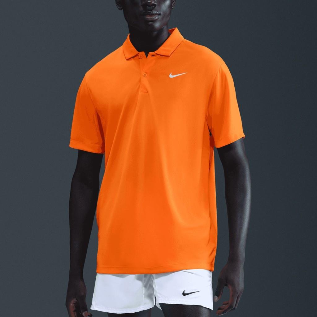 NikeCourt Dri-FIT Erkek Tenis Polo Tişört - Turuncu DH0857-873