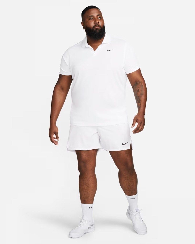 NikeCourt Dri-FIT Erkek Tenis Polo Tişört - Beyaz DH0857-100