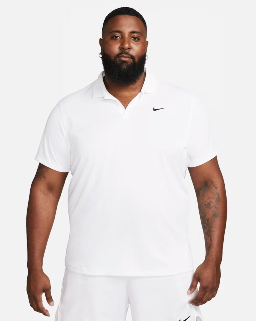 NikeCourt Dri-FIT Erkek Tenis Polo Tişört - Beyaz DH0857-100