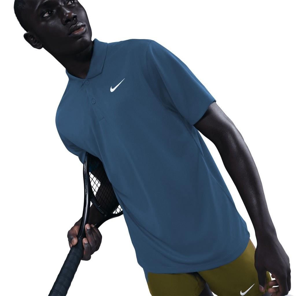 NikeCourt Dri-FIT Erkek Tenis Polo Tişört - Mavi DH0857-415
