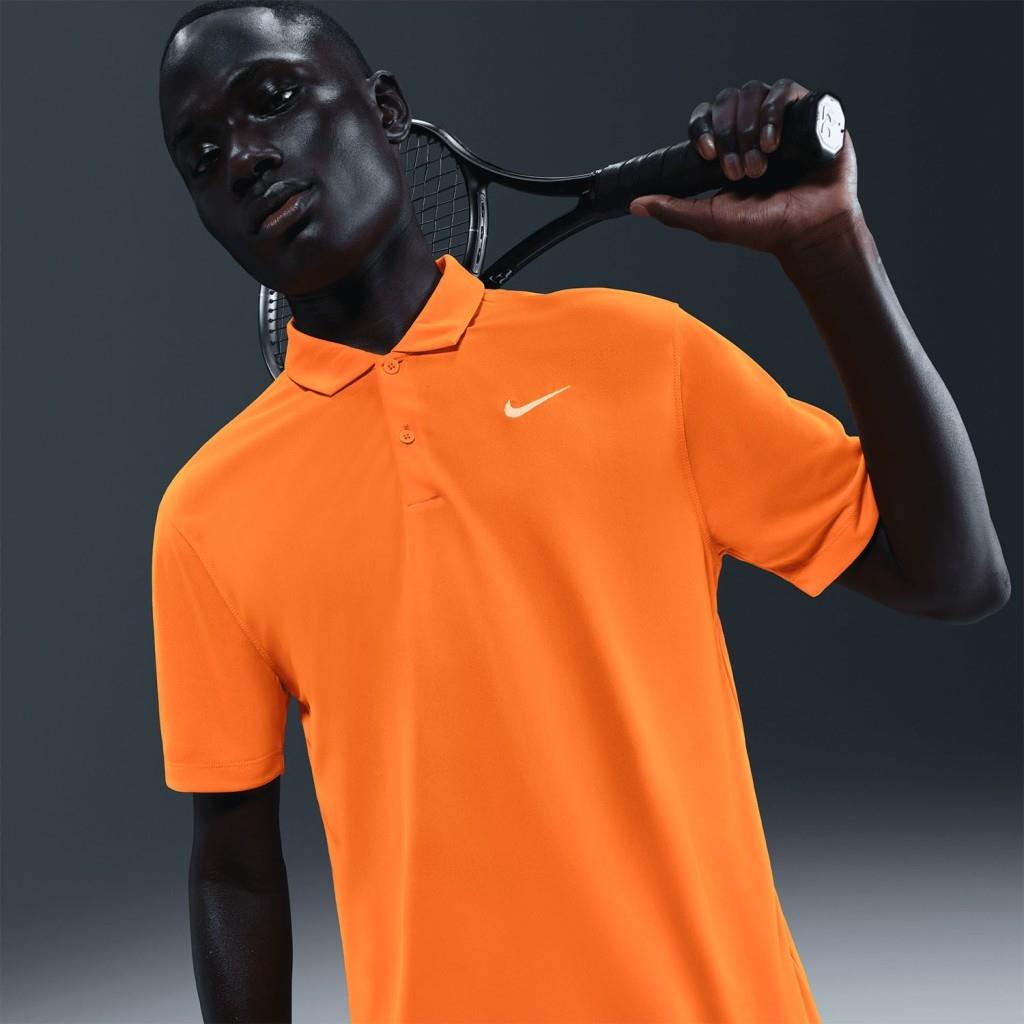 NikeCourt Dri-FIT Erkek Tenis Polo Tişört - Turuncu DH0857-873