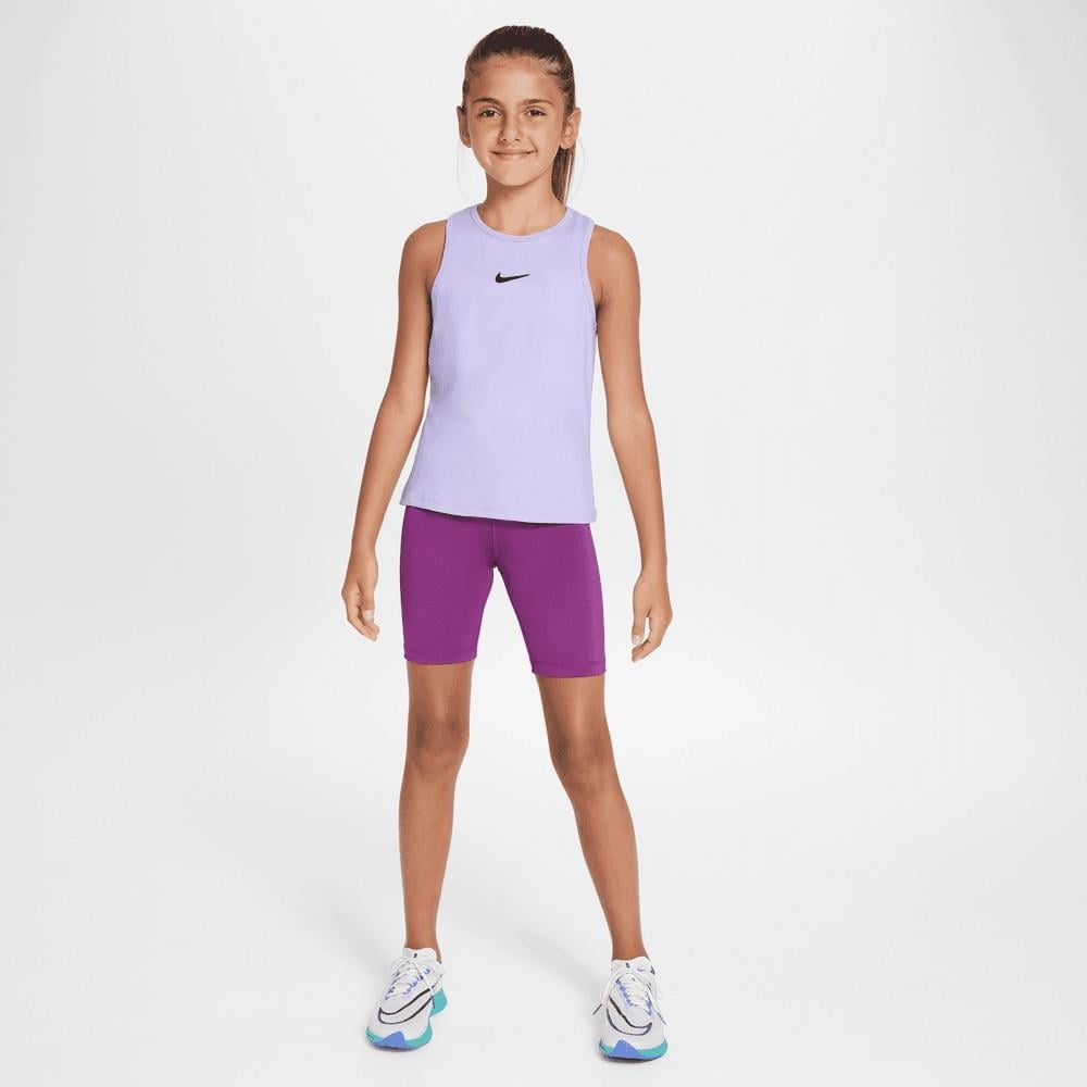 NikeCourt Dri-FIT Victory Kız Çocuk Mor Tenis Üstü CV7573-515