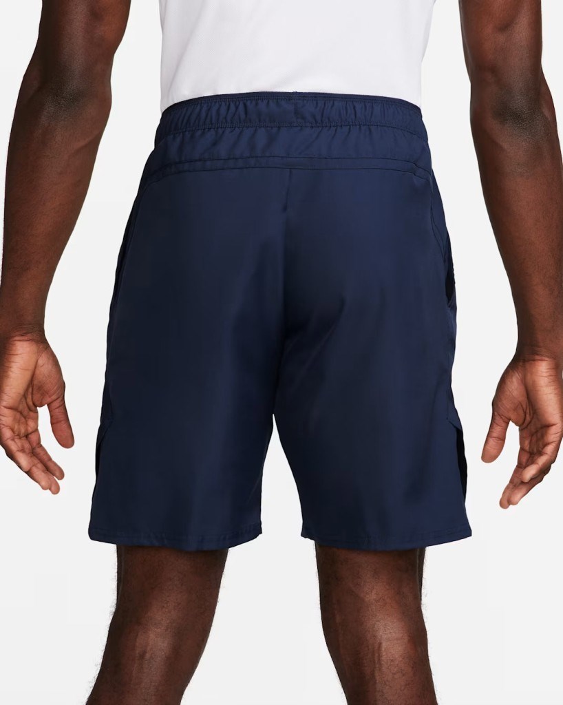 NikeCourt FD5384-451 Victory Dri-FIT 23 cm Erkek Tenis Şortu - Lacivert