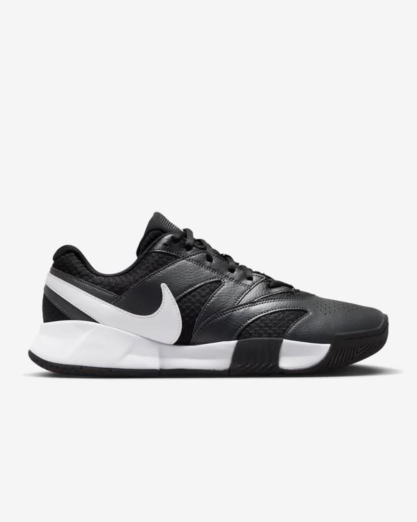 NikeCourt FD6574-001 Lite 4 Erkek Tenis Ayakkabısı - Siyah