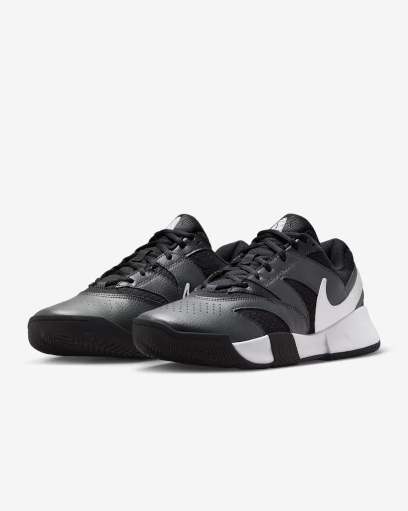 NikeCourt FD6574-001 Lite 4 Erkek Tenis Ayakkabısı - Siyah