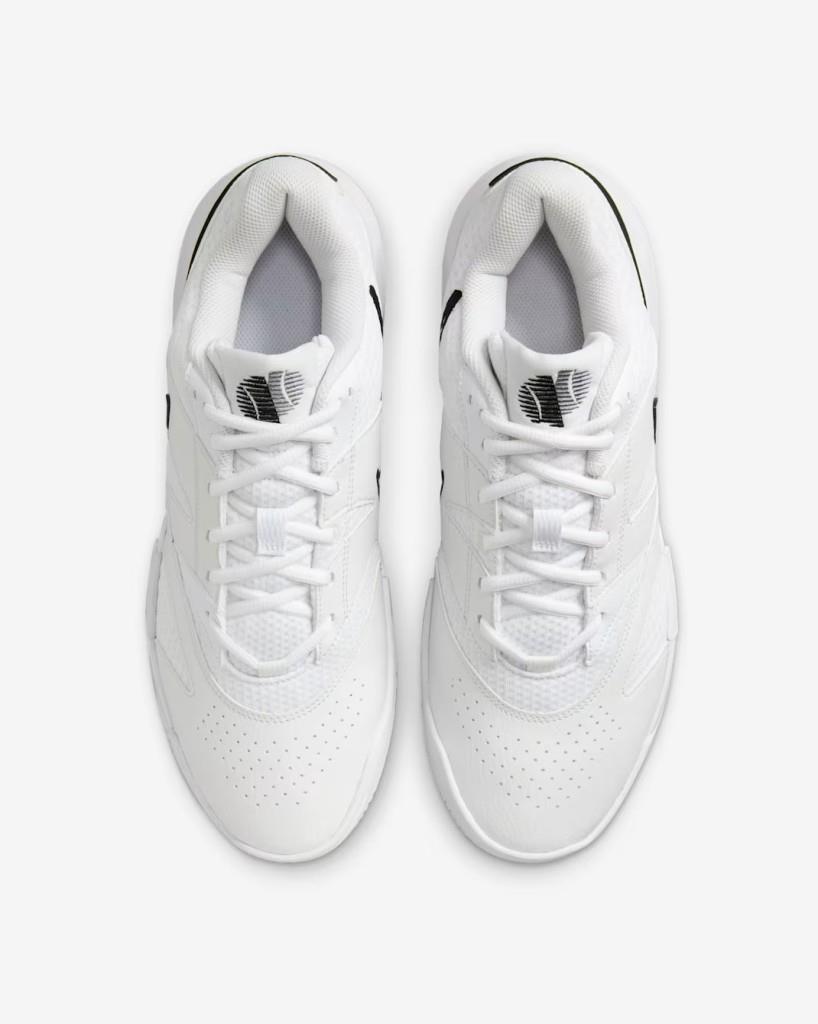 NikeCourt FD6574-100 Lite 4 Erkek Tenis Ayakkabısı - Beyaz