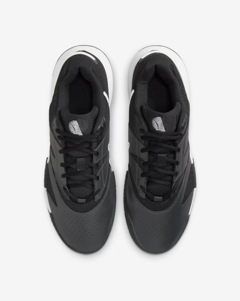 NikeCourt FN0530-001 Lite 4 Toprak Kort Erkek Tenis Ayakkabısı - Siyah