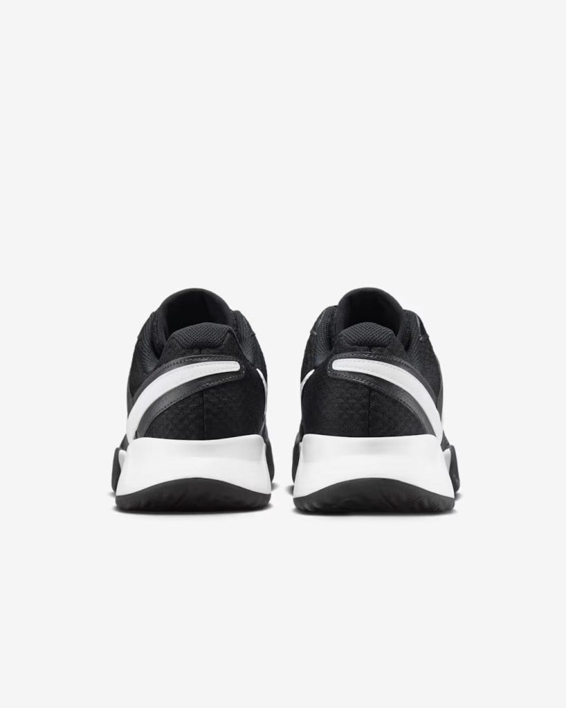 NikeCourt FN0530-001 Lite 4 Toprak Kort Erkek Tenis Ayakkabısı - Siyah