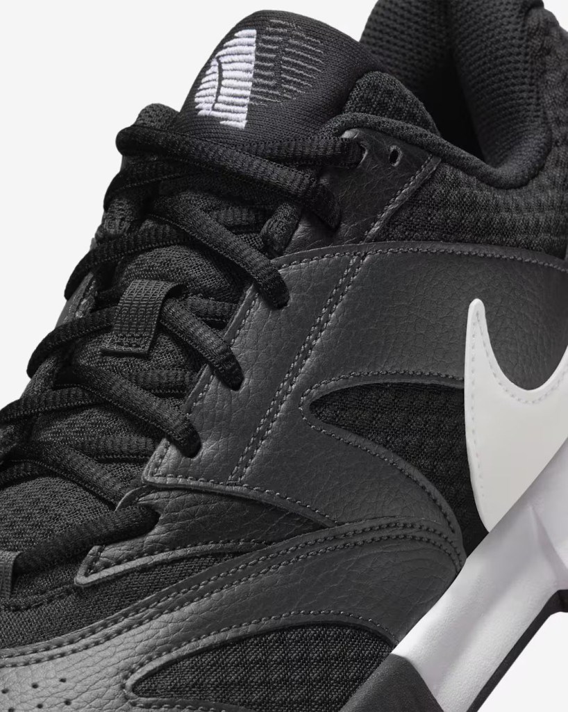 NikeCourt FN0530-001 Lite 4 Toprak Kort Erkek Tenis Ayakkabısı - Siyah