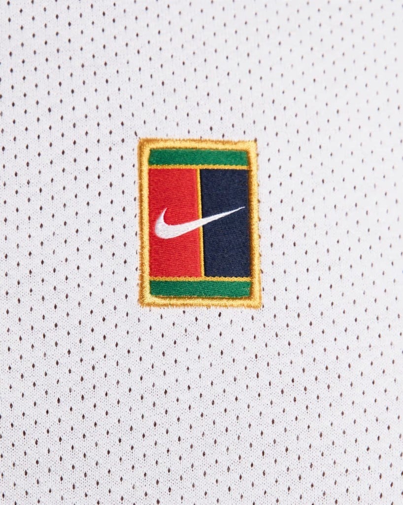 NikeCourt FQ2101-100 Heritage Erkek Tenis Polo Tişört - Beyaz