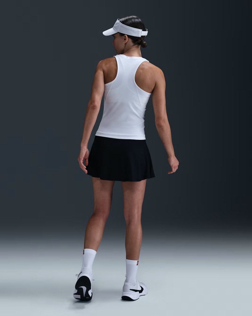NikeCourt FZ6657-100 Advantage Dri-FIT Kadın Tenis Atleti - Beyaz
