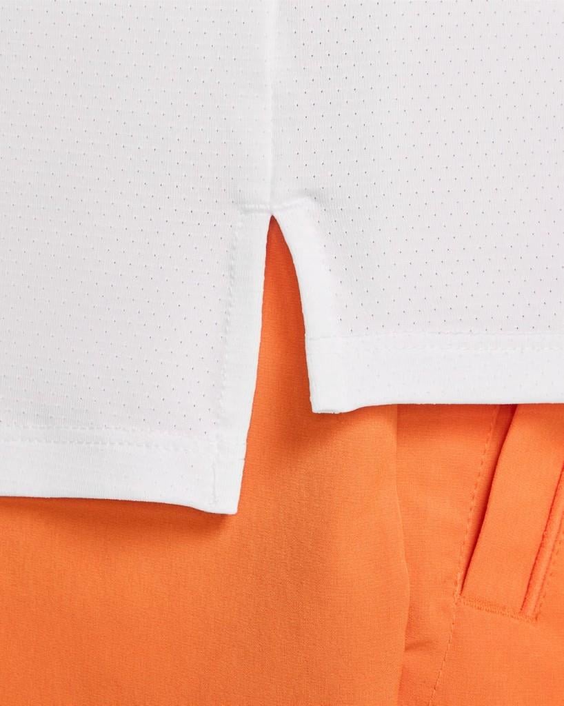 NikeCourt FZ6907-100 Advantage Dri-FIT Erkek Tenis Polo Tişört - Beyaz