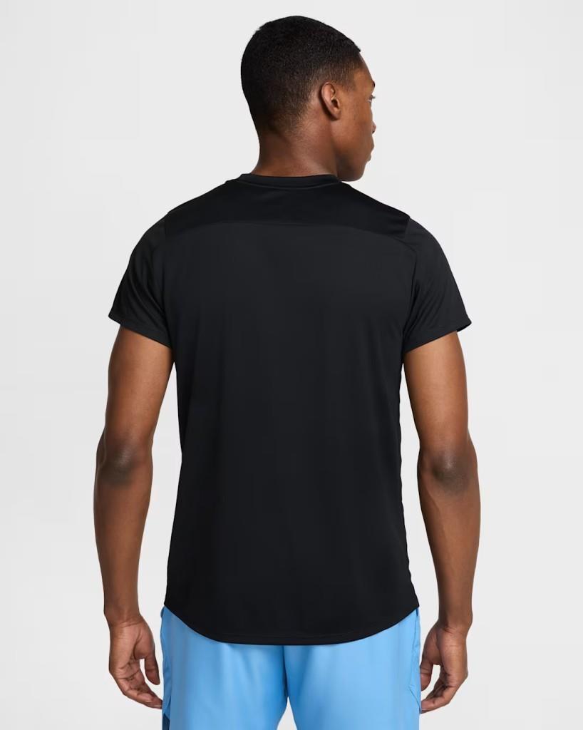 NikeCourt FZ6921-010 Victory Dri-FIT Erkek Tenis Tişört - Siyah