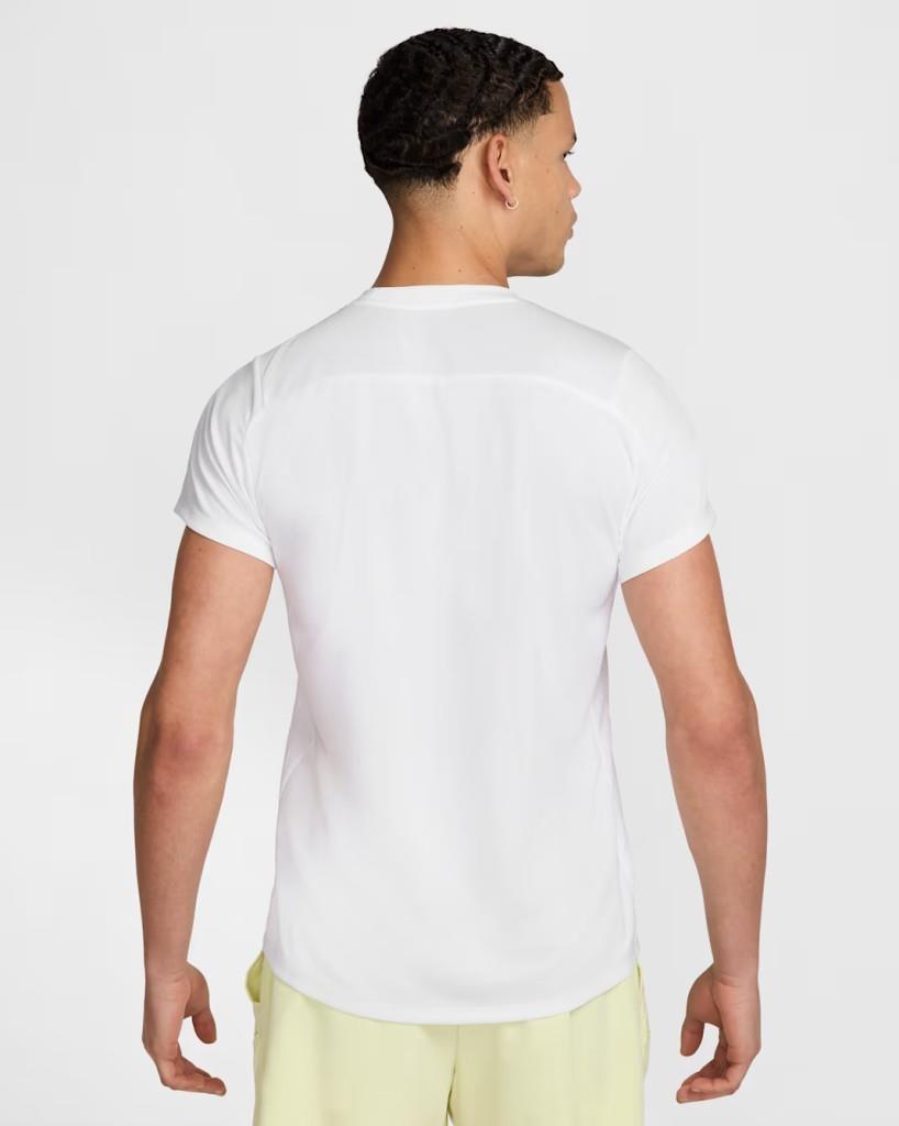 NikeCourt FZ6921-100 Victory Dri-FIT Erkek Tenis Tişört - Beyaz