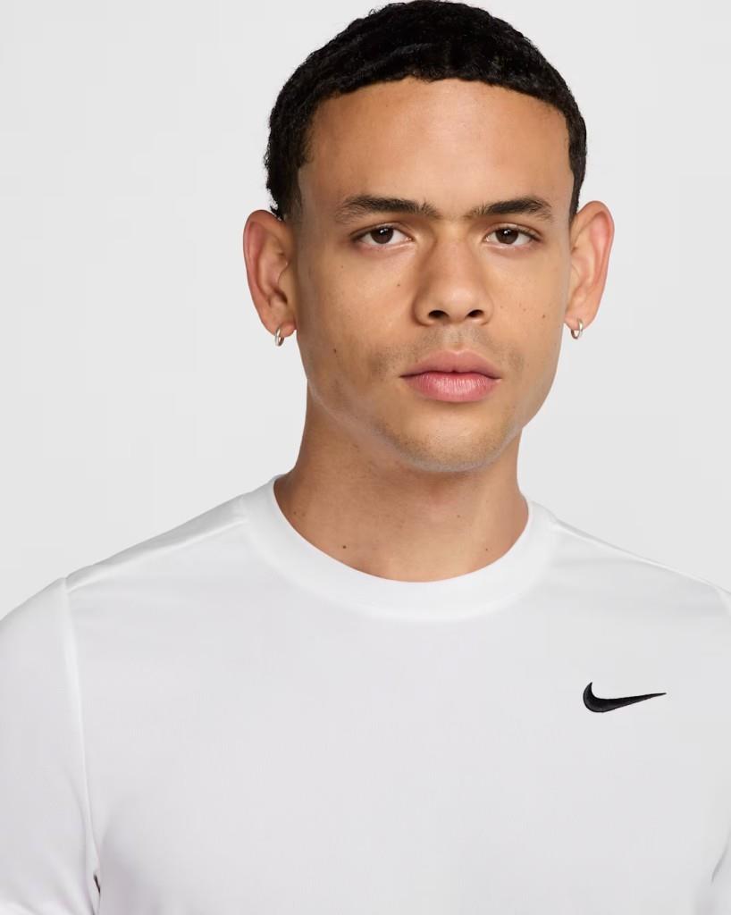 NikeCourt FZ6921-100 Victory Dri-FIT Erkek Tenis Tişört - Beyaz