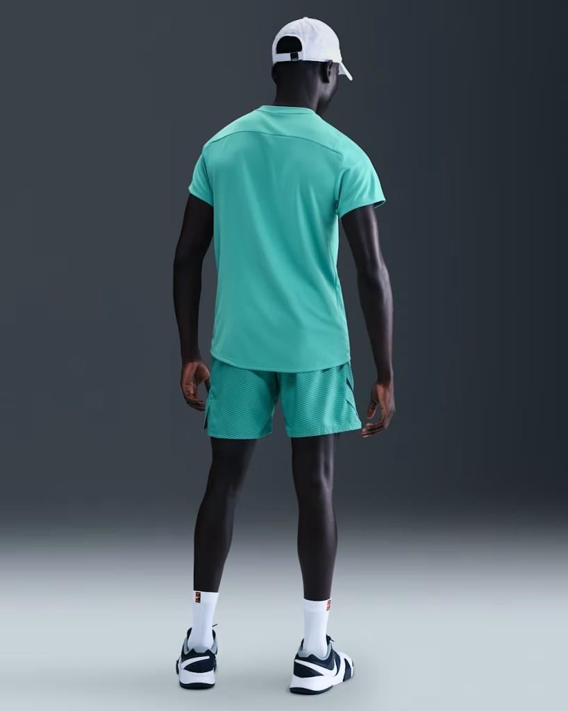 NikeCourt FZ6921-392 Victory Dri-FIT Erkek Tenis Tişört - Su Yeşili