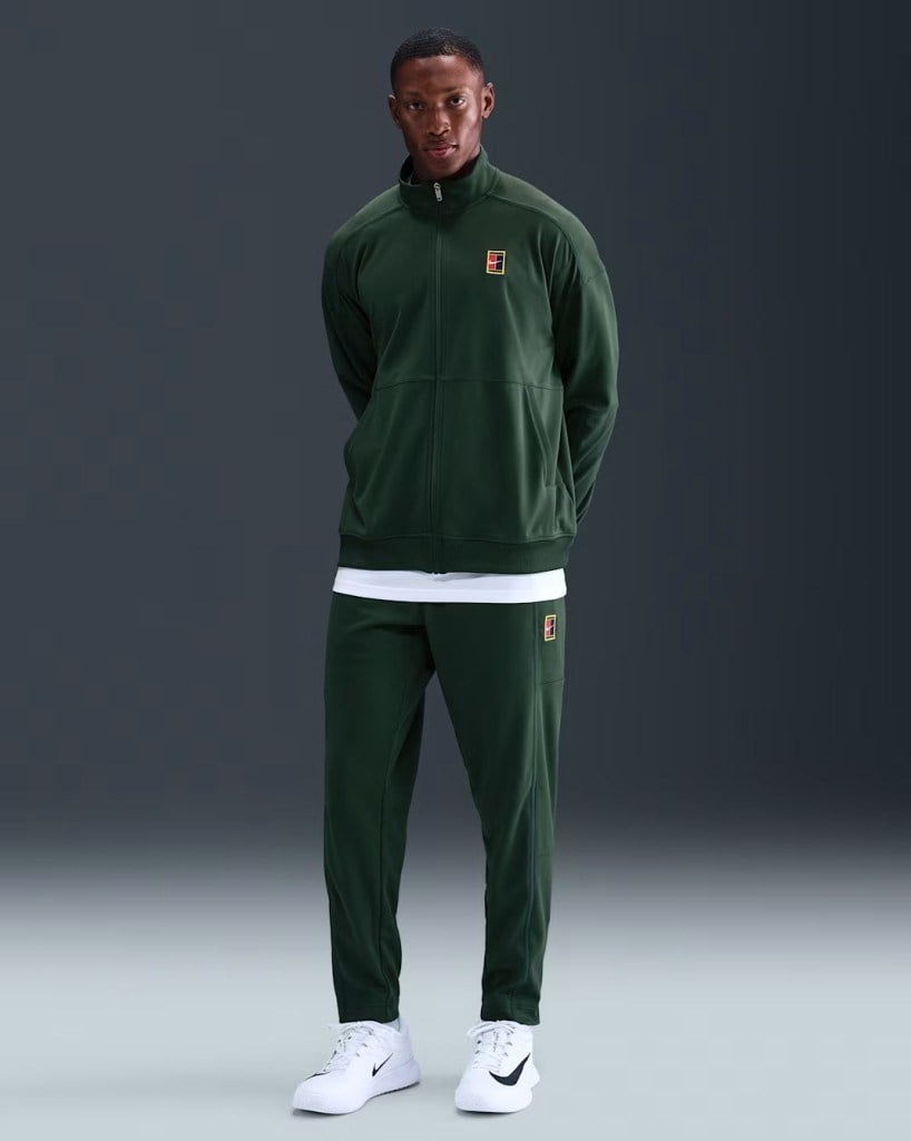 NikeCourt FZ6928-323 Heritage Erkek Tenis Eşofman Altı - Yeşil