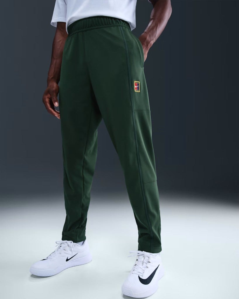 NikeCourt FZ6928-323 Heritage Erkek Tenis Eşofman Altı - Yeşil