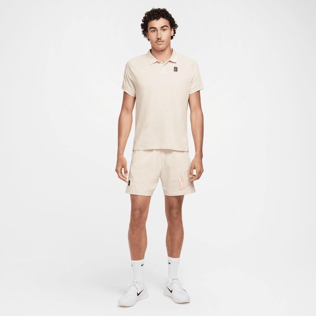 NikeCourt Heritage Erkek Tenis Krem Polo Yaka Tişört FQ2101-104