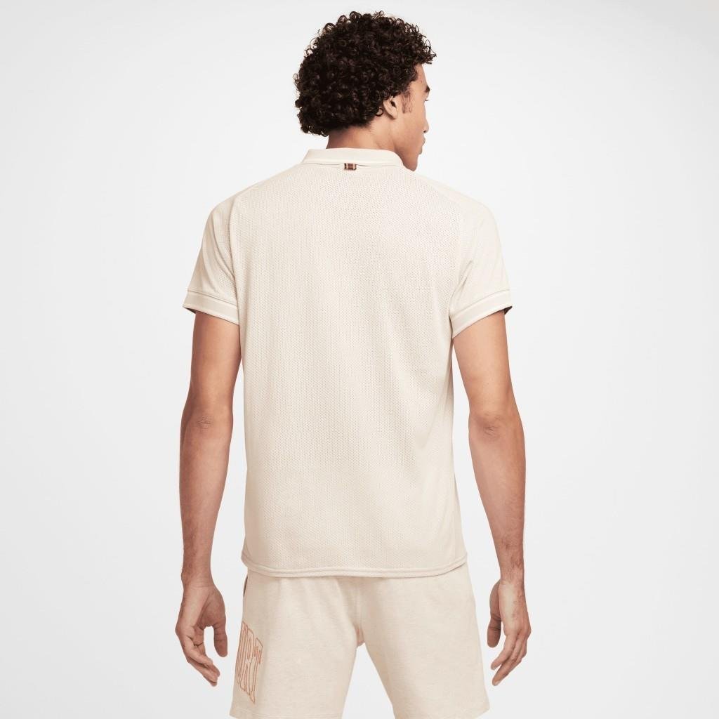 NikeCourt Heritage Erkek Tenis Krem Polo Yaka Tişört FQ2101-104