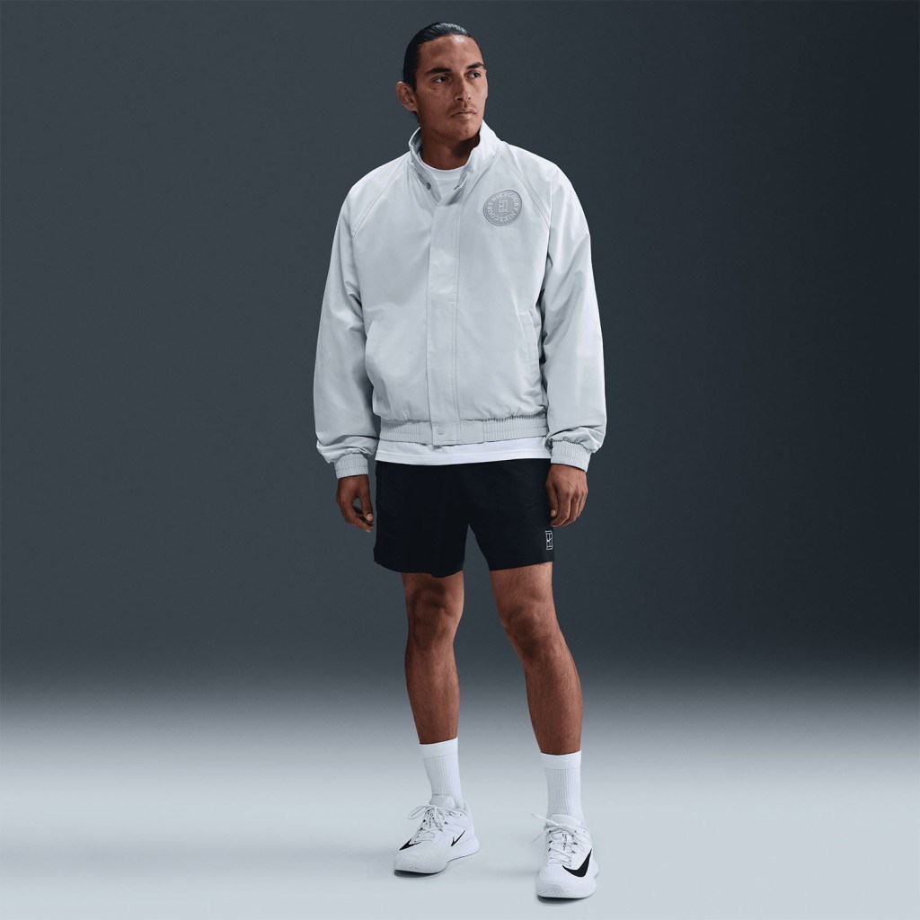 NikeCourt Heritage HQ1744-043 Erkek Tenis Montu - Saf Platin/Kurt Grisi