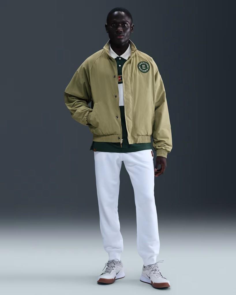 NikeCourt Heritage HQ1744-276 Erkek Tenis Montu - Zeytin Yeşili