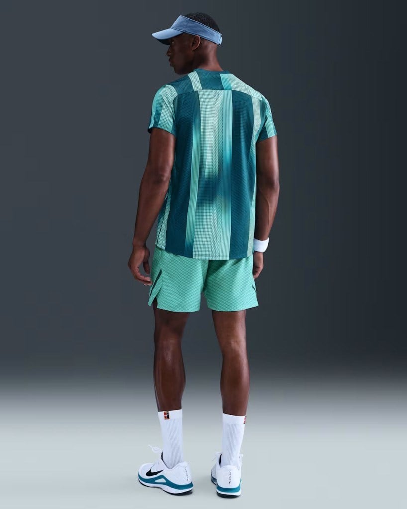 NikeCourt HM6505-415 Victory Dri-FIT Erkek Tenis Üstü - Mavi