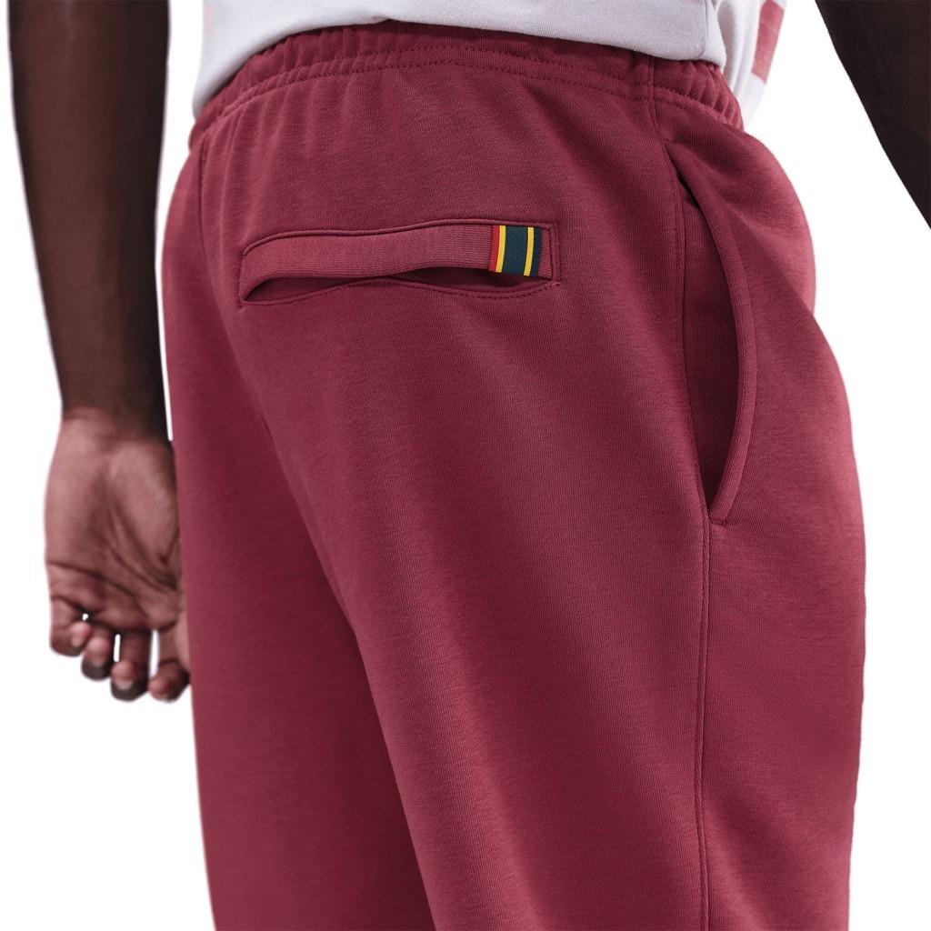 NikeCourt HM6766-661 Heritage Dri-FIT Fleece Erkek Tenis Jogger'ı - Bordo