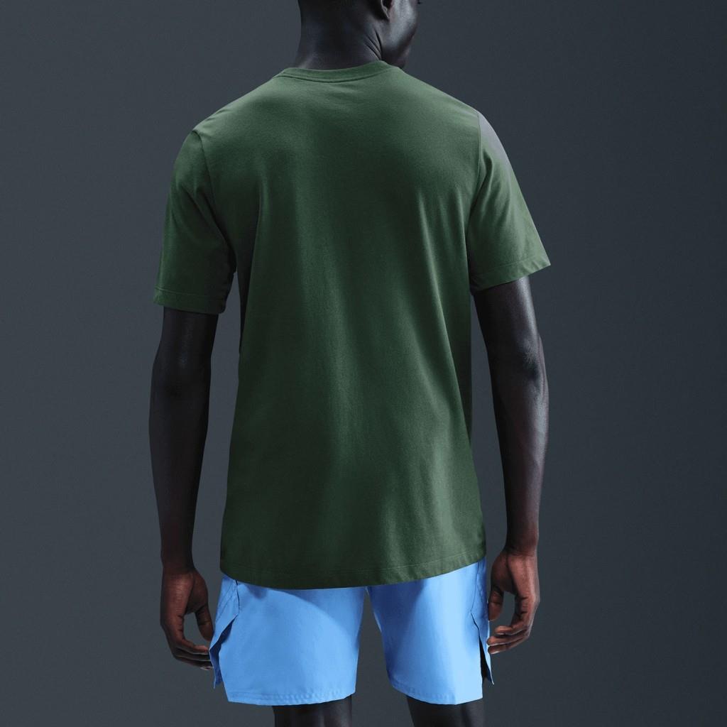 NikeCourt HV1788-323 Dri-FIT Erkek Tişörtü - Yeşil
