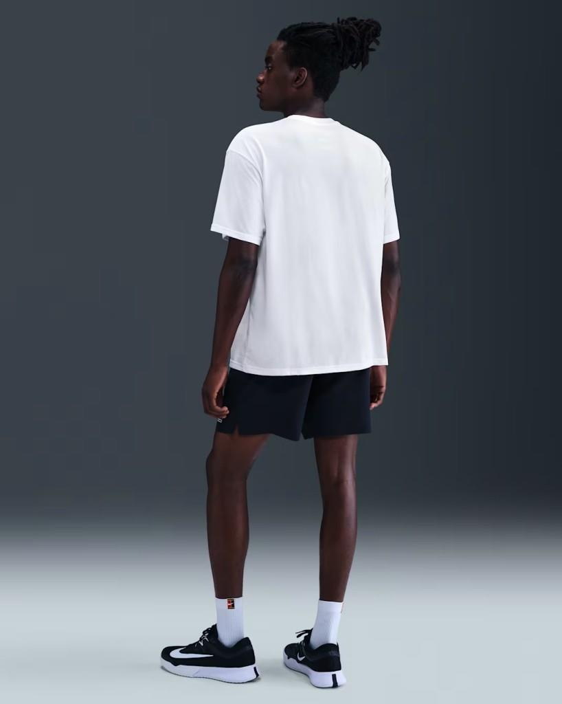 NikeCourt IO6234-100 Dri-FIT Max90 Erkek Tişört - Beyaz