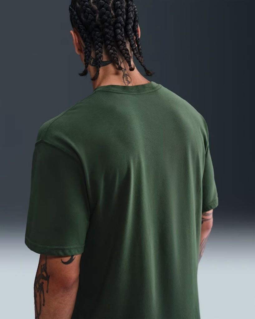 NikeCourt IO6234-323 Dri-FIT Max90 Erkek Tişört - Yeşil