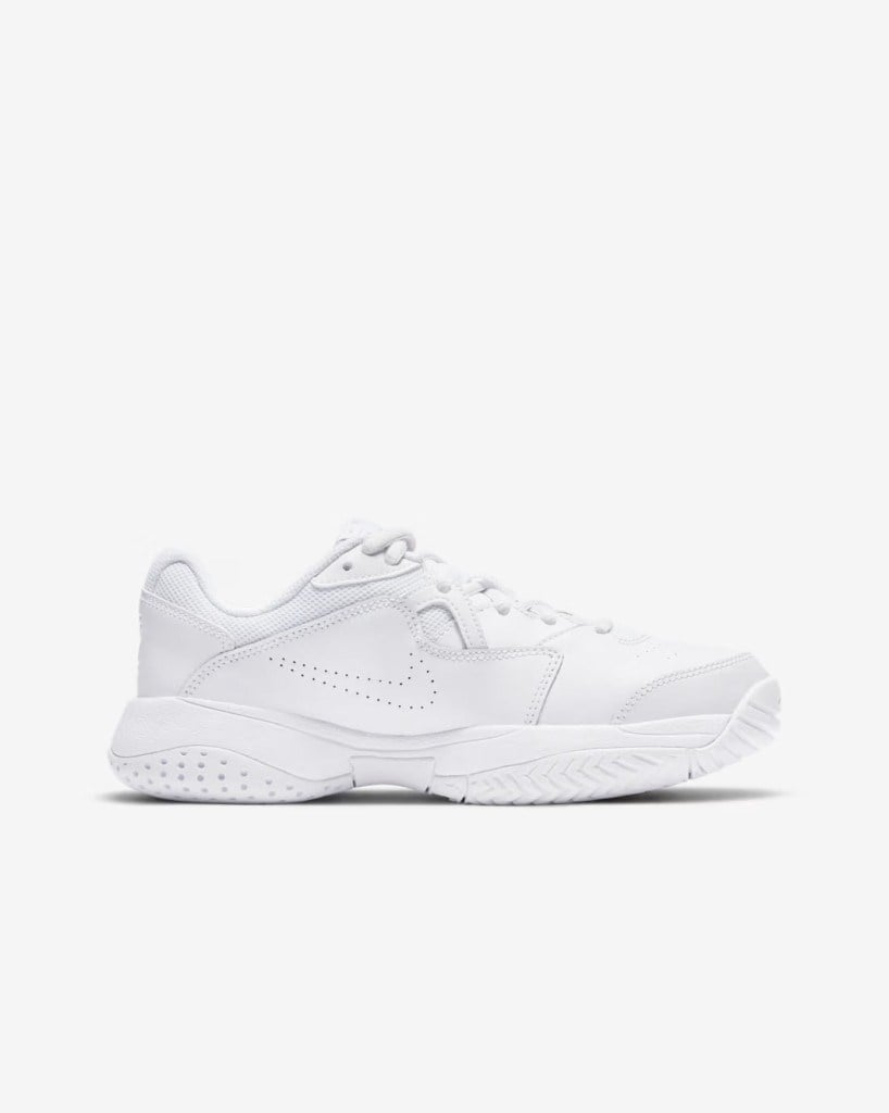 NikeCourt Jr. Lite 2 CD0440-105 Genç Çocuk Tenis Ayakkabısı - Beyaz