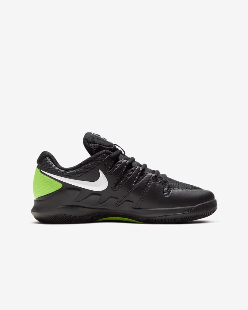 NikeCourt Jr. Vapor X AR8851-009 Çocuk Tenis Ayakkabısı - Siyah