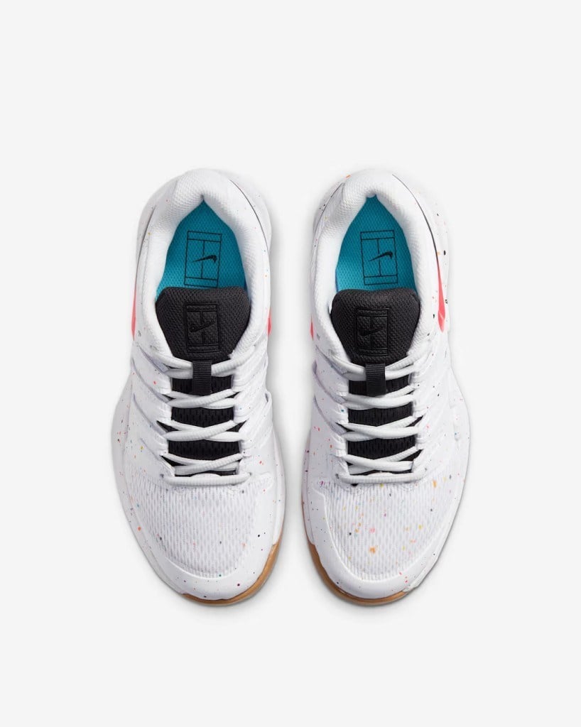 NikeCourt Jr. Vapor X AR8851-108 Küçük/Büyük Çocuk Tenis Ayakkabısı - Beyaz