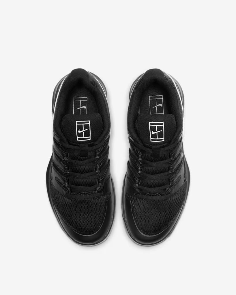 NikeCourt Jr. Vapor X AR8851-009 Küçük/Büyük Çocuk Tenis Ayakkabısı - Siyah