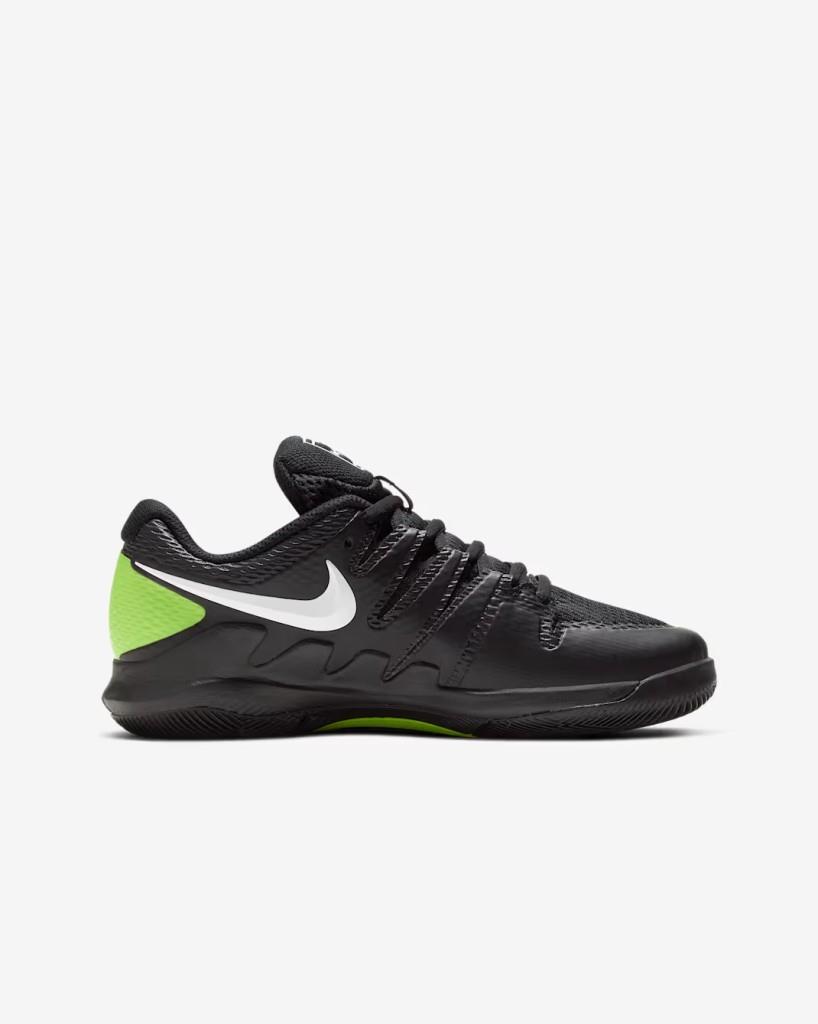 NikeCourt Jr. Vapor X AR8851-009 Küçük/Büyük Çocuk Tenis Ayakkabısı - Siyah
